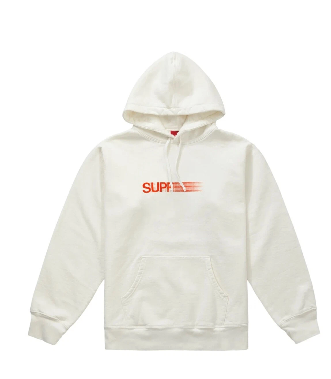 SWEAT SHIRT À CAPUCHE LOGO SUPREME MOTION SS20 BLANC TAILLE MOYENNE