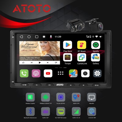 ATOTO S8 Double DIN Car Stereo Apple Carplay Android Bluetooth Touchscreen Radio