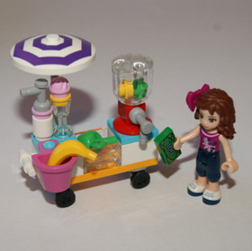 Lego 41130 Amusement Park Roller Coaster Friends Minifigs Manual INCOMPLETE READ