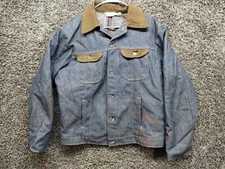 Vintage Key Imperial Denim Blanket Lined Jacket Men 44 Long