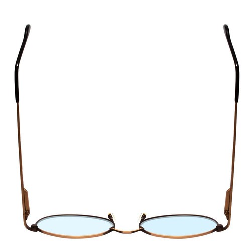 Reptil JAPAN Komodo Designer Blaulichtfilter Brille Matt Bronze Metall 60mm - Bild 6 von 6