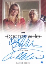 2023 Doctor Who Series 1 - 4 Full Bleed Dual Autograph signed by Piper & Coduri