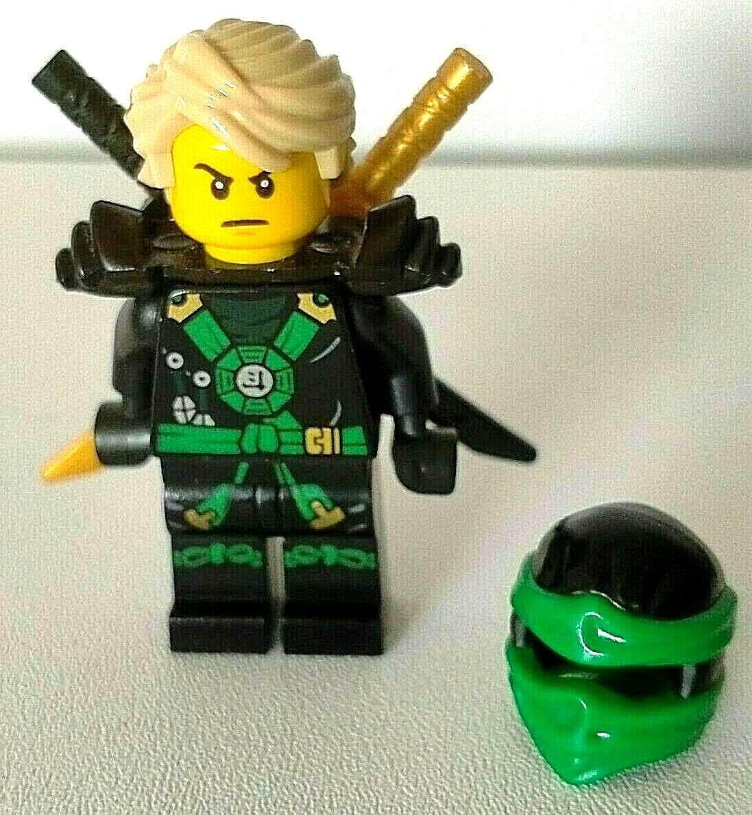 Lego Ninjago Lloyd Deepstone Armor Possession Figure from 70738 NJO167  (Rare)