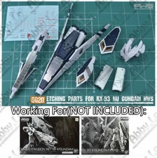 for RG 1/144 RX-93 Nu HWS Expansion Set AW9 Detail Add on Part Etch + Decal S020
