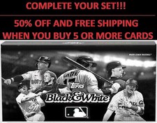 ⚾⚾ 2023 Topps Black & White • BASE SET • YOU PICK SINGLES • Mix & Match