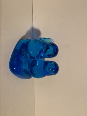 VTG Terra Studios Double Bluebird Of Happiness Birds Art Glass Figurine 1990