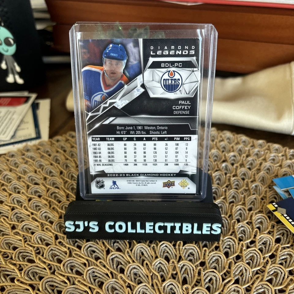 PAUL COFFEY 2022-23 UPPER DECK BLACK DIAMOND LEGENDS /299 - Image 3 of 3