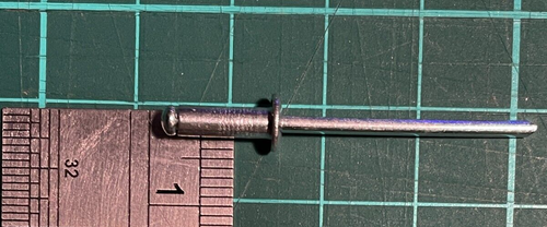 3,2 x 10 mm - Domkopfnieten Aluminium stahlbeschichteter Schaft. QTY350 KOSTENLOSER VERSAND - Bild 4 von 5
