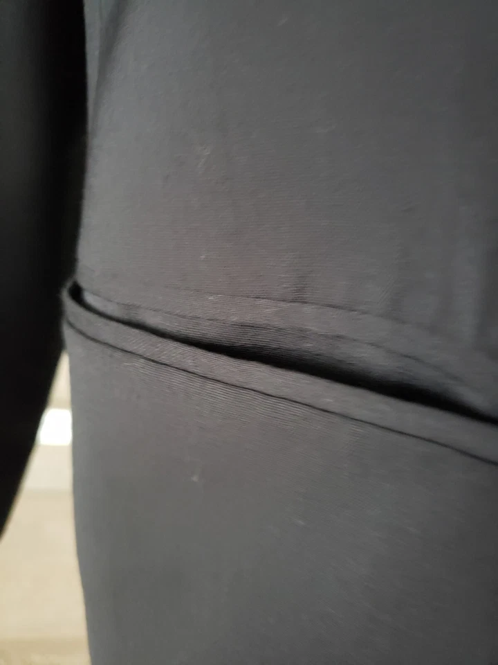 Vintage Phillip Adec 2 Black  Blazer Wool Blend  Size 10/44 - Image 3 of 4