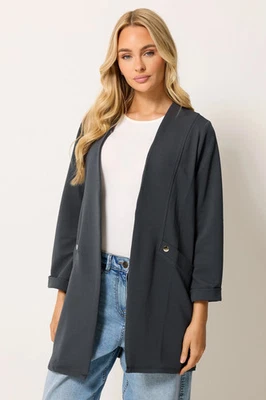 M&Co Textured Jersey Jacket - Image 1 of 4