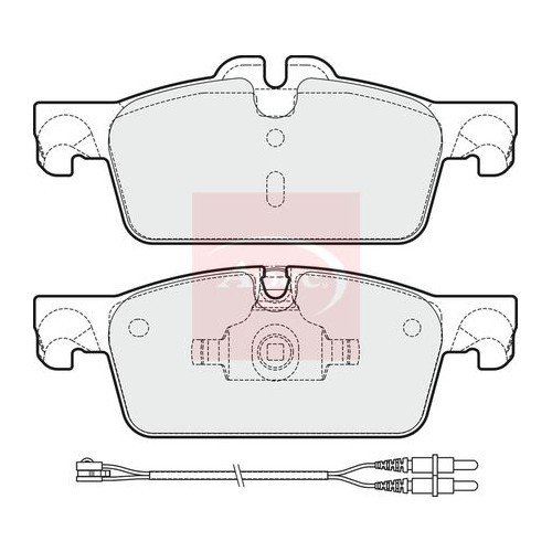 APEC Brake Pad Set, disc brake PAD1806