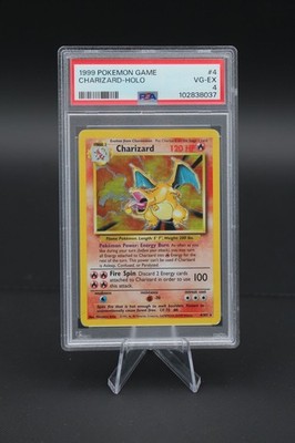 Charizard 4/102 Base Set 1999 Englisch PSA 4