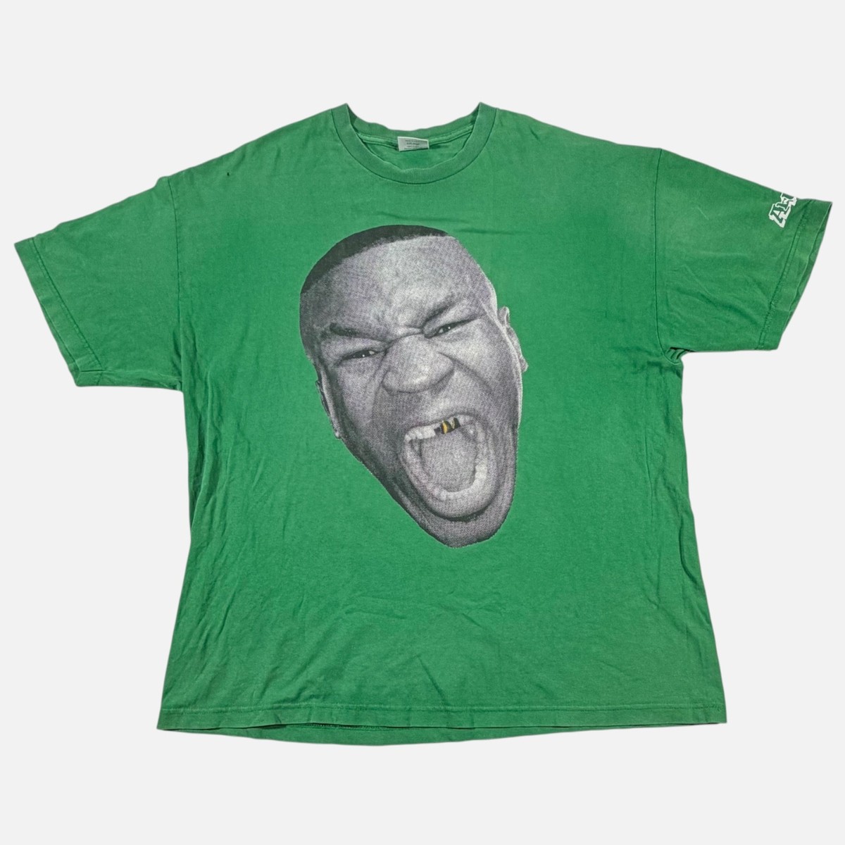 Vintage Absurd New York Mike Tyson Shirt XL Green Boxing Rap Tee