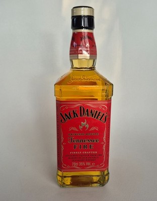 alte  JACK DANIELS Fire Flasche ungeöffnet