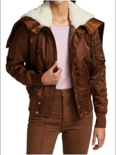Mother Women Size Small The Puffer Zip Up Hoo...