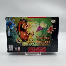 Disney's Timon & Pumbaa Super Nintendo SNES Refurbished 1 Year Warranty