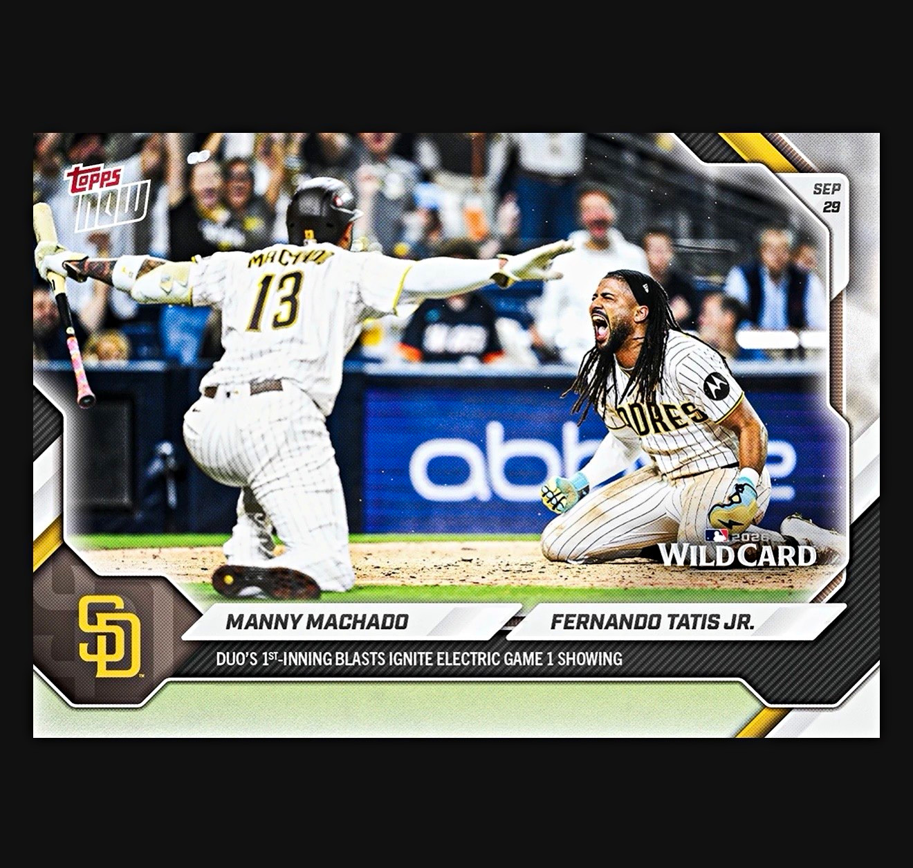 PRE-ORDER 2026 Topps Now Manny Machado Fernando Tatis Jr. San Diego Padres #741
