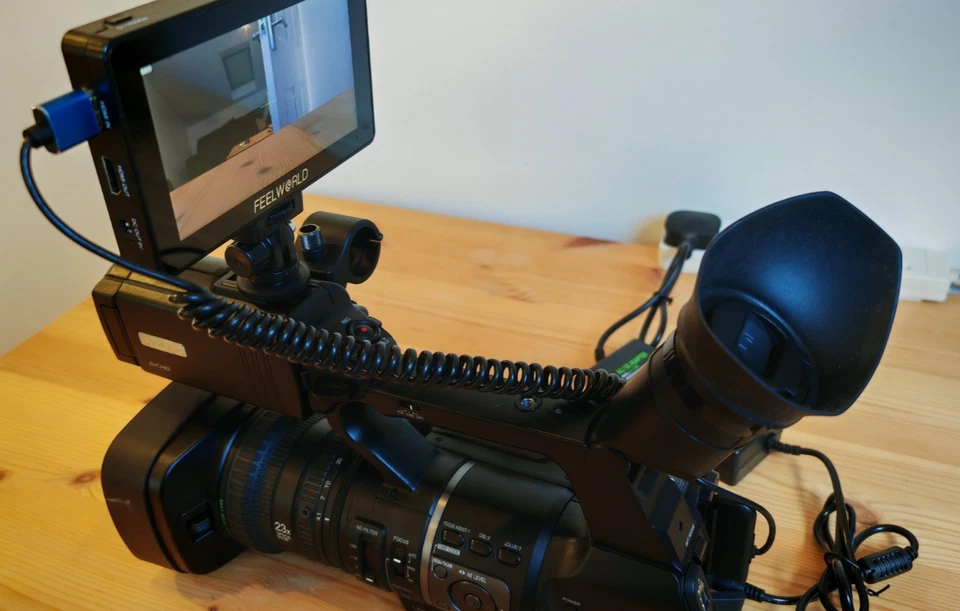 JVC Professional Broadcast Camera with HD Field Monitor - Image 2 of 4