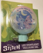 Led Night Light Stitch  over The Moon with You  Plug in NEW