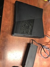 Use Tested Works Microsoft Xbox 360 Black Console With Power Supply See Desc