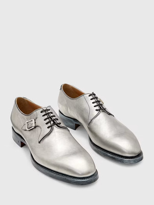$898 New John Varvatos Collection Regent Derby Leather Shoes 9.5
