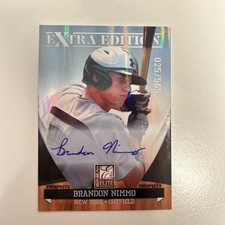 BRANDON NIMMO 2011 Elite Extra Edition AUTO Autograph Rookie 1st Card 025/565. rookie card picture