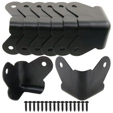 8PCS Textured Steel, Edge Protection Box Corner Protector, Powder Coat Corner