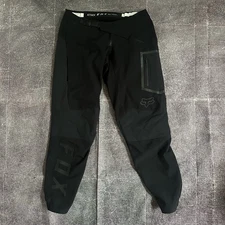 Men's Fox Attack Defend Fire Softshell Black Mountain Bike Cycling Pants Sz 34