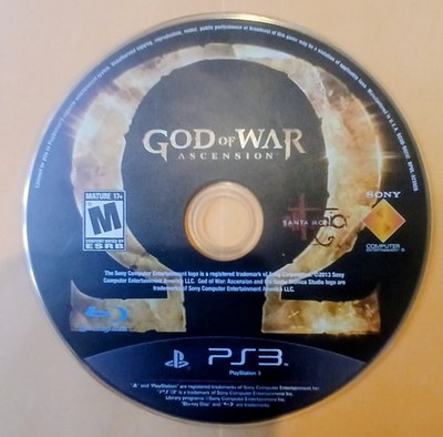 God of War: Ascension - Sony PlayStation 3 - PS3 - Disc Only Black Label Tested