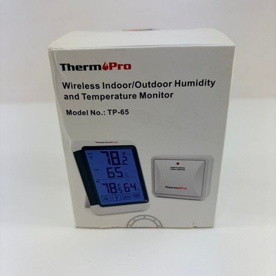 ThermoPro Wireless Indoor/Outdoor Humidity and Temperature Meter - TP-65