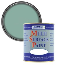 Bedec MSP Multi-Surface Paint Interior/Exterior Evergreen Green Satin 750ml