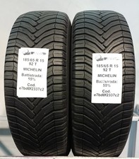 PNEUMATICI USATI PEZZI 2 MICHELIN CROSSCLIMATE 185/65 R15 92T 4 STAGIONI