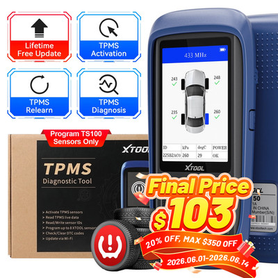 XTOOL TP150 Auto Tire Pressure Monitoring System Sensor TPMS Relearn Reset Tool