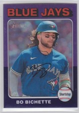 2024 Topps Heritage #152 Bo Bichette Chrome Purple Refractor