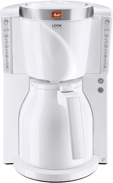 Melitta Look Therm Selection Filterkaffeemaschine Thermokanne 8 Tassen - Weiß-image