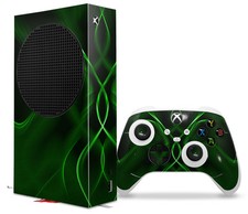 Skin Wrap for XBOX Series S Console Controller Abstract 01 Green