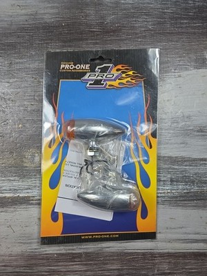 Pro One Bullet Marker Light - Chrome Smooth Pair 400350