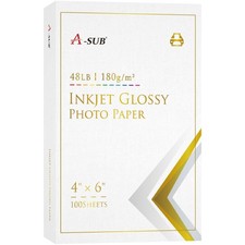 Glossy Photo Paper Inkjet Picture Printer Card Sheet 4x6 Inch 100 Sheets
