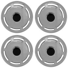 15 Set Of 4 Chrome Hub Caps Full Wheel Covers Rim Cover Wheels With Steel Clips