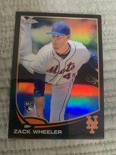 2013 Topps Chrome Update Zach Wheeler Refractor #’ed 27/99 - Mets