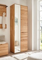 Garderobenschrank 70X204Cm Massivholz Eiche Wildeiche Massiv NEU Ovp!!!