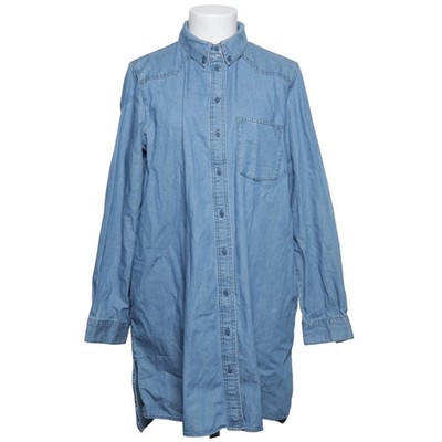 Zara Basic Denim, Jeanskleid, Größe: L, Blau, Baumwolle, Einfarbig, Denim #fIr
