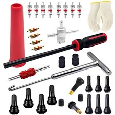 Tire Valve Stem Core Removal Replacement Installation Tool Kit,Valve Stem R...