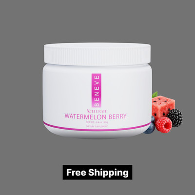 Beneve Xcelerate Watermelon Berry Energy Drink Powder 30 Servings 6.4 oz