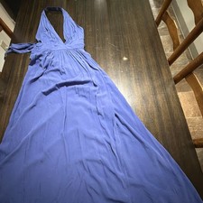 Lulus Wrap Maxi Dress Women's Size Medium Plunge Bust