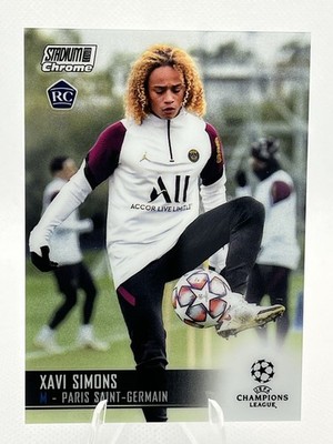 2020-21 Topps Stadium Club Chrome UCL - [Base] #63 - Xavi Simons RC