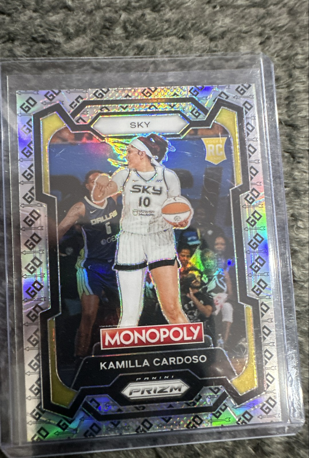 2024 Panini Prizm Monopoly WNBA - Kamilla Cardoso #2 Go Space Prizm (RC)