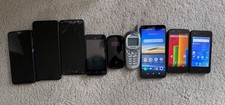 Phone lot of 9 For Parts Not Working Various Conditions