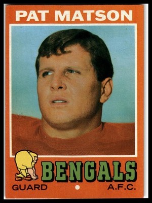 1971 Topps #72 Pat Matson