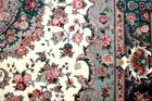 8X10 BREATHTAKING MASTERPIECE 400KPSI 50RAJ HAND KNOTTED SILK & WOOL TABRIZZ RUG — photo 9